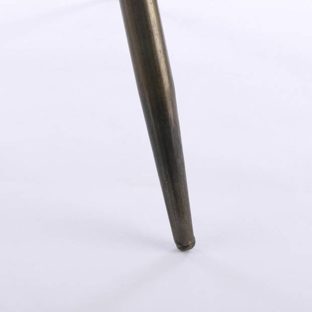 Bijzettafel Lagune rond metaal brons H45,5 x D70 - Bijzettafels
