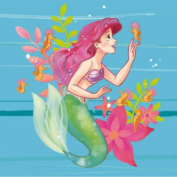 Fotobehang - Ariel Little Friends 250x250cm - Vliesbehang