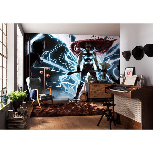 Fotobehang - Thor God of Thunder 500x280cm - Vliesbehang