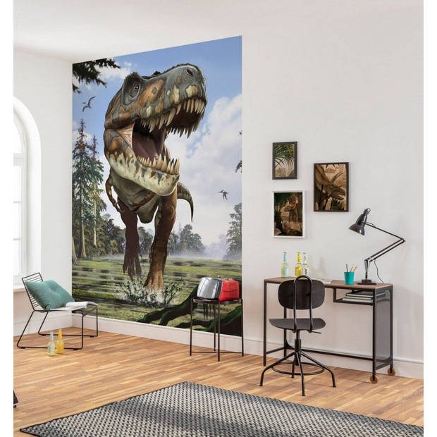 Fotobehang - Tyrannosaurus Rex 184x248cm - Vliesbehang