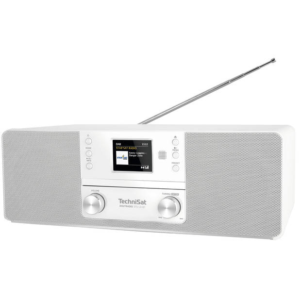 Technisat DAB radio DigitRadio 370 CD BT (Wit)