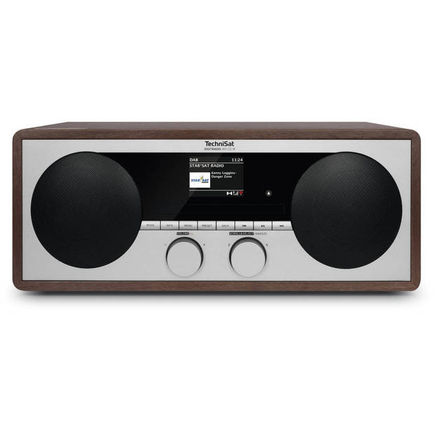 Technisat Digitradio 451 CD IR - DAB+ internetradio met CD speler - hout