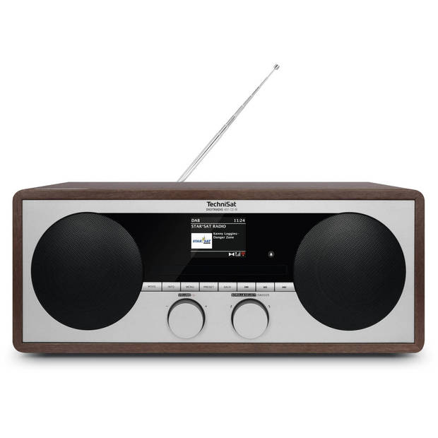 Technisat Digitradio 451 CD IR - DAB+ internetradio met CD speler - hout