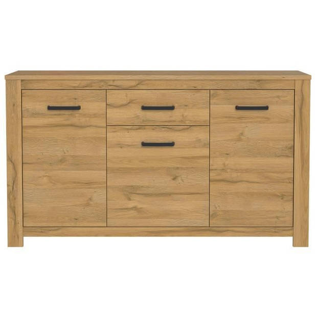 HAVANNA Klassiek landelijk dressoir van laag eikenhout - L 161 cm