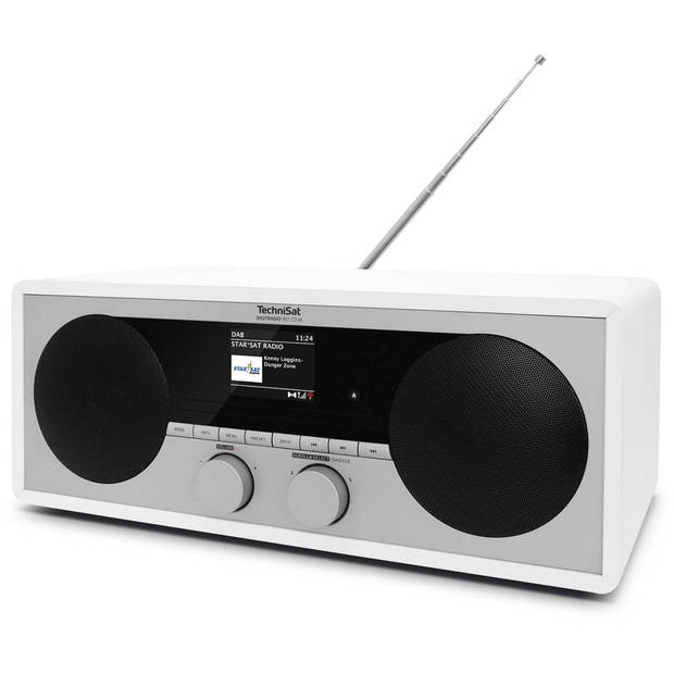 Technisat Digitradio 451 CD IR - DAB+ internetradio met CD speler - wit