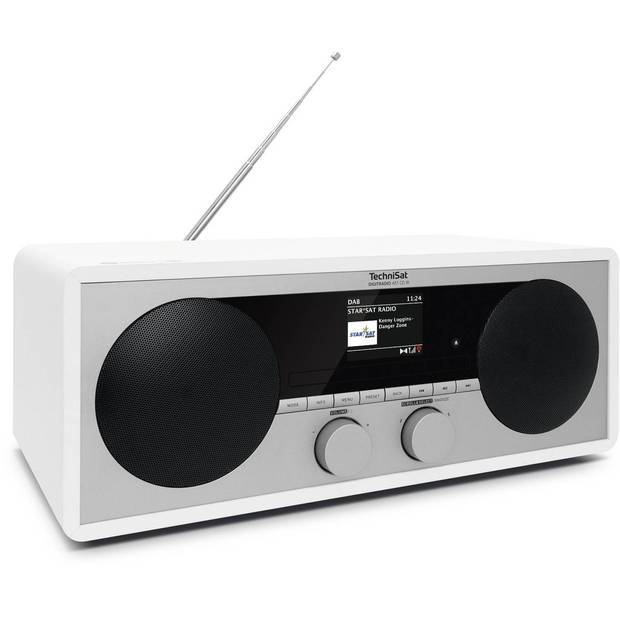 Technisat Digitradio 451 CD IR - DAB+ internetradio met CD speler - wit