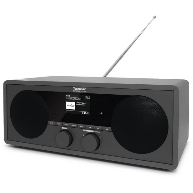 Technisat Digitradio 451 CD IR - DAB+ internetradio met CD speler- zwart