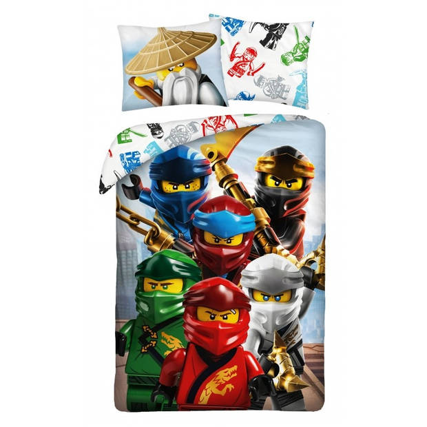 Lego Dekbedovertrek Ninjago - Eenpersoons - 140 x 200 cm - Katoen