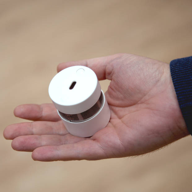 Mini rookmelder met 10 jaars sensor en batterij Alecto Wit