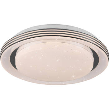 LED Plafondlamp - Plafondverlichting - Trion Atras - 10.5W - Aanpasbare Kleur - Afstandsbediening - Dimbaar - Sterlicht