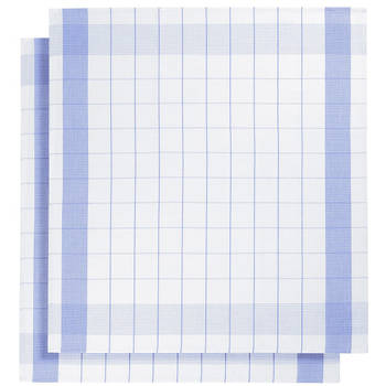 Theedoek Glazendoek Mixte Blue 2 stuks 68 x 68 cm