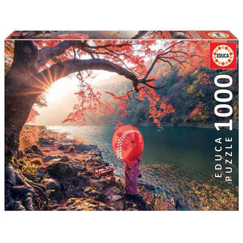 educa - puzzle - 1000 zonsopgang over de rivier