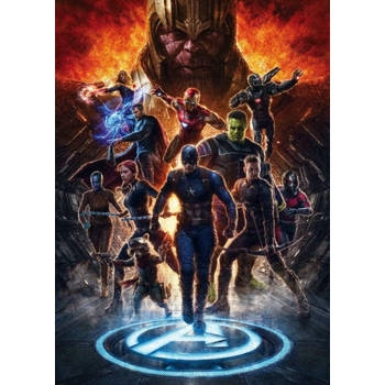 Fotobehang - Avengers vs Thanos 200x280cm - Vliesbehang