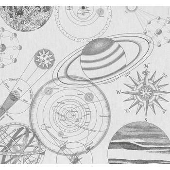 Fotobehang - Cosmos Sketch 300x280cm - Vliesbehang