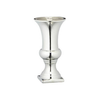 Zilveren vaas/vazen kelkvormig 25 x 13 cm - Vazen