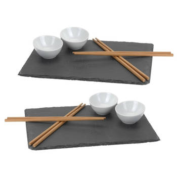 7-Delige sushi set voor 4x personen - Serveerplanken