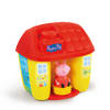 Clementoni blokkenhuis Peppa Pig 8-delig 20 cm geel/rood