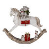 Clayre & Eef Multi Decoratie beren op hobbelpaard 21*5*17 cm 6PR4608