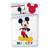 Disney dekbedovertrek Mickey Mouse 140 x 200 cm katoen wit