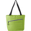 Grote koeltas draagtas/schoudertas lime groen 30 x 43 x 16 cm 20 liter - Koeltas