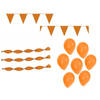 Oranje Koningsdag versiering feestpakket - Feestpakketten