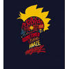 Fotobehang - Captain Marvel saves the World 250x280cm - Vliesbehang