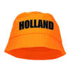 Holland supporter vissershoedje / hoedje oranje voor Koningsdag en EK / WK fans - Verkleedhoofddeksels
