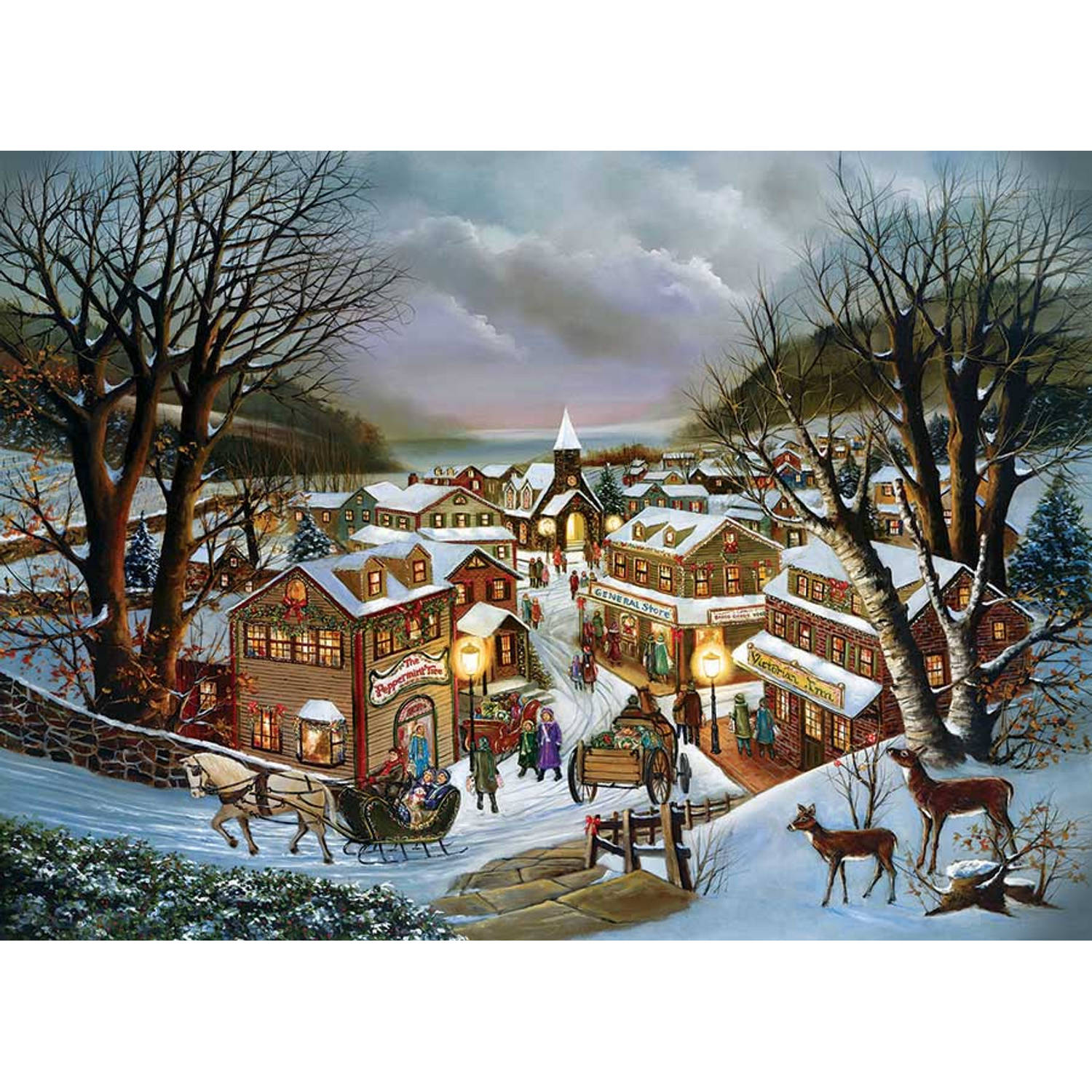 Cobble Hill Legpuzzel Remember Christmas Karton 1000 Stukjes