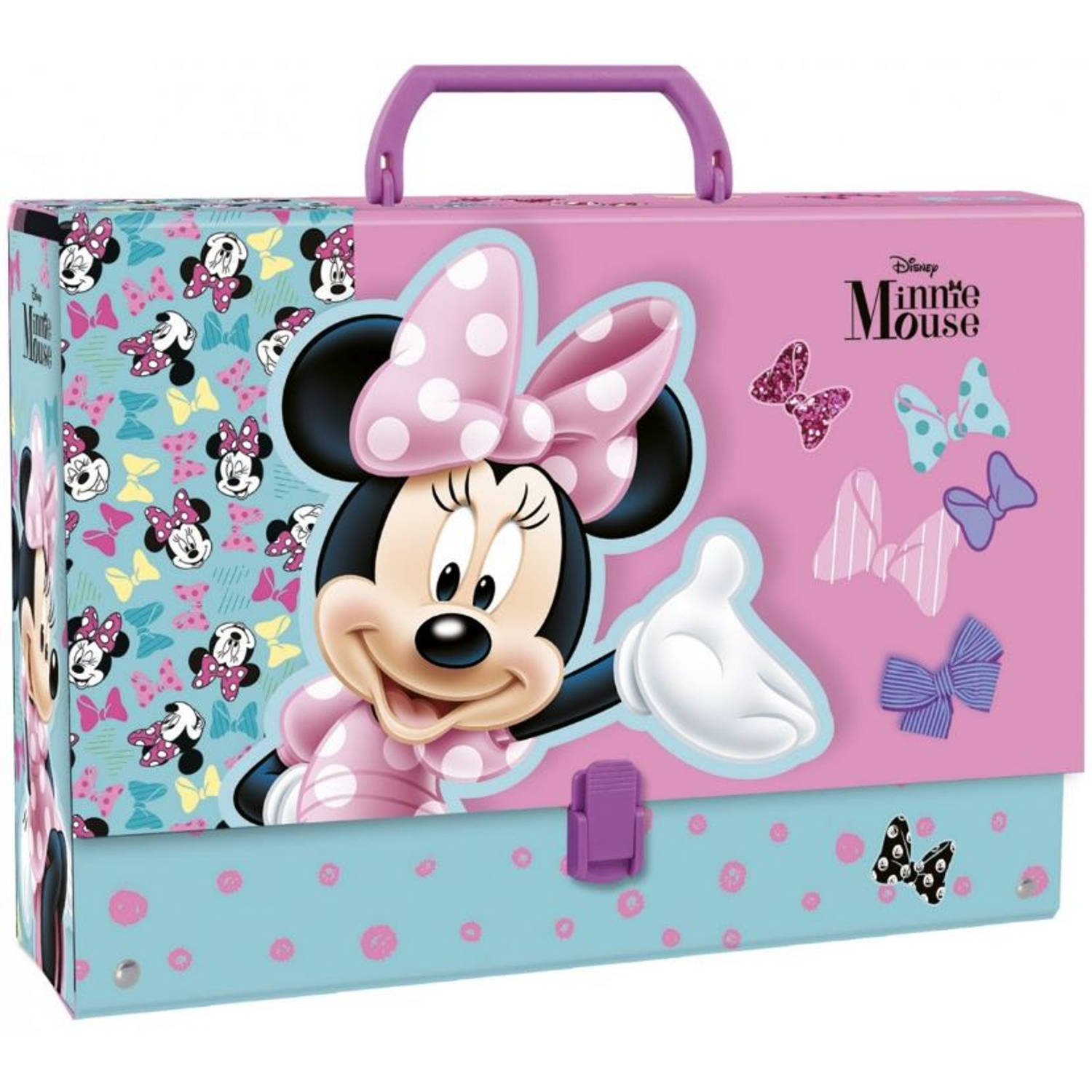 Disney Opbergkoffer Minnie Mouse Meisjes 33 Cm Karton Paars