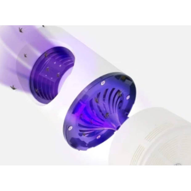 Anti-muggenlamp - UV Licht - Incl. USB-kabel en Adapter