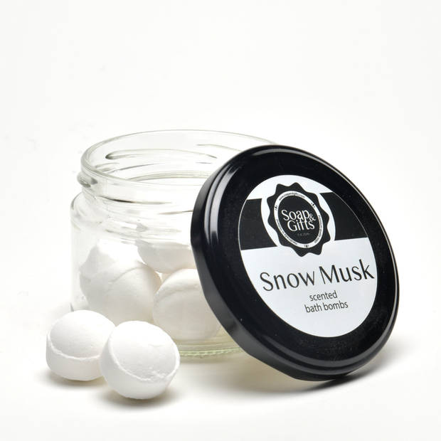 Soap & Gifts - Mini Bath Bombs - Snow Musk.