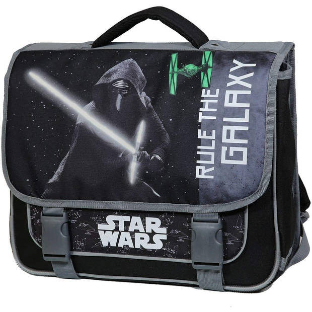 Star Wars schooltas 38 x 14 x 34 cm polyester zwart/grijs