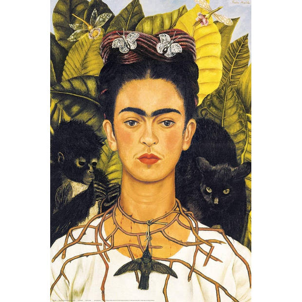 Best Pause hobbypakket Frida Kahlo 40 x 50 cm canvas 10-delig