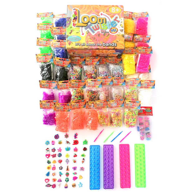 Loom Twister loombandsset Multi XXL junior 22400-delig