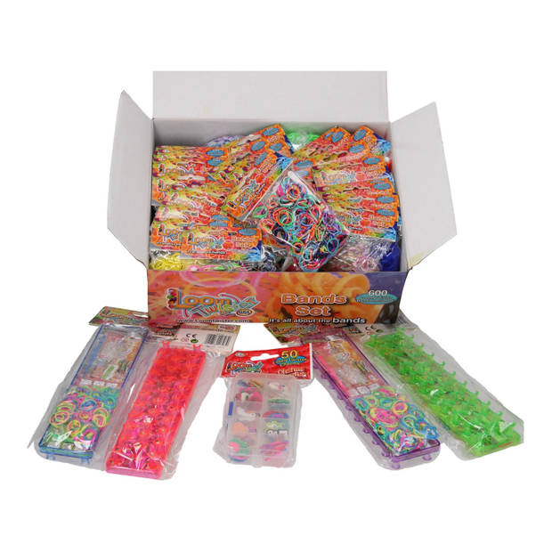 Loom Twister loombandsset Multi XXL junior 22400-delig