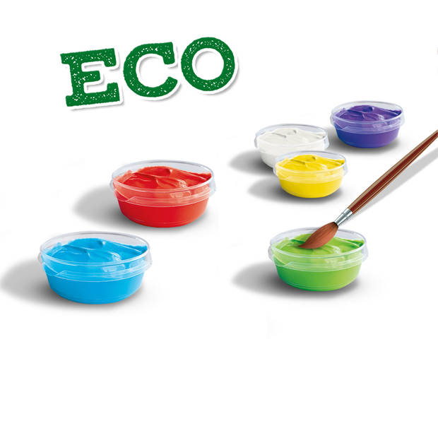 SES plakkaatverf Eco junior acryl 6-delig