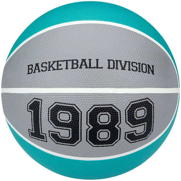 New Port basketbal Division aqua/grijs maat 5