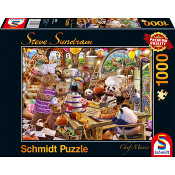 Schmidt Puzzle legpuzzel Chef Mania karton 1000 stukjes