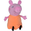 Simba knuffel Peppa Pig Mama junior 35 cm pluche roze/oranje