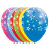 Wefiesta ballonnen star 12 cm latex 8 stuks