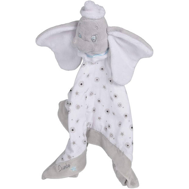 Nicotoy knuffeldoekje Disney Dumbo junior 40 cm pluche wit
