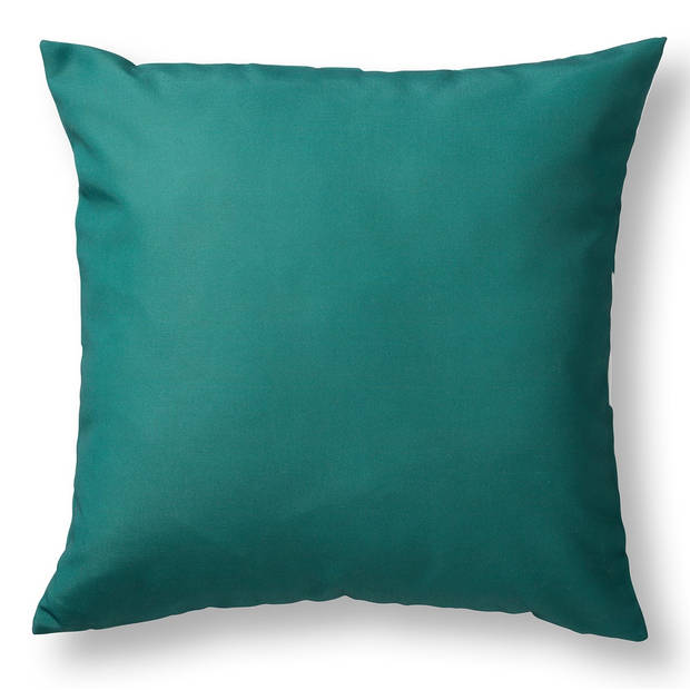 Dutch Decor - SANZENO - Buitenkussen 45x45 cm - waterafstotend en uv-bestendig - Sagebrush Green - groen en wit