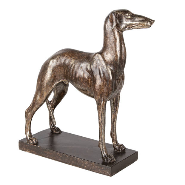 Clayre & Eef Koperkleurig Decoratie hond 27*11*31 cm 6PR3397