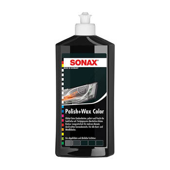 Sonax poetsmiddel Polish&Wax Color 500 ml zwart