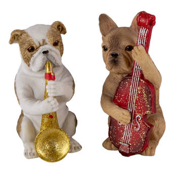 Clayre & Eef Multi Decoratie honden (3) 14*6*10 cm 6PR4684