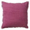 Dutch Decor - BURTO - Sierkussen 45x45 cm - gewassen katoen - Heather Rose - roze