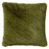 Dutch Decor - ZAYA - Sierkussen 45x45 cm - bontlook - effen kleur - Calliste Green - groen