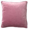 Dutch Decor - FINN - Sierkussen 45x45 cm - velvet - effen kleur - Heather Rose - roze