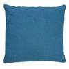 Dutch Decor - LINN - Kussenhoes 45x45 cm - 100% linnen - effen kleur - Provincial Blue - lichtblauw