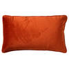 Dutch Decor - FINN - Kussenhoes 30x50 cm - velvet - lendekussen - Potters Clay - oranje